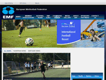 Tablet Screenshot of eurominifootball.com